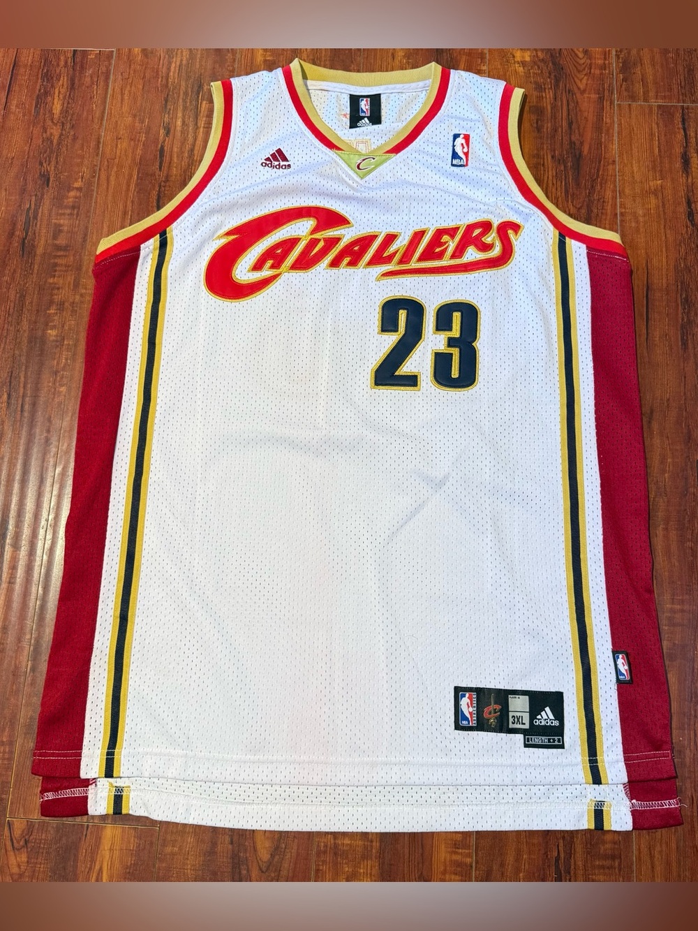 LeBron James Vtg Cleveland Cavaliers Jersey Adidas Men Sz 3XL Fits Slim Read Blw